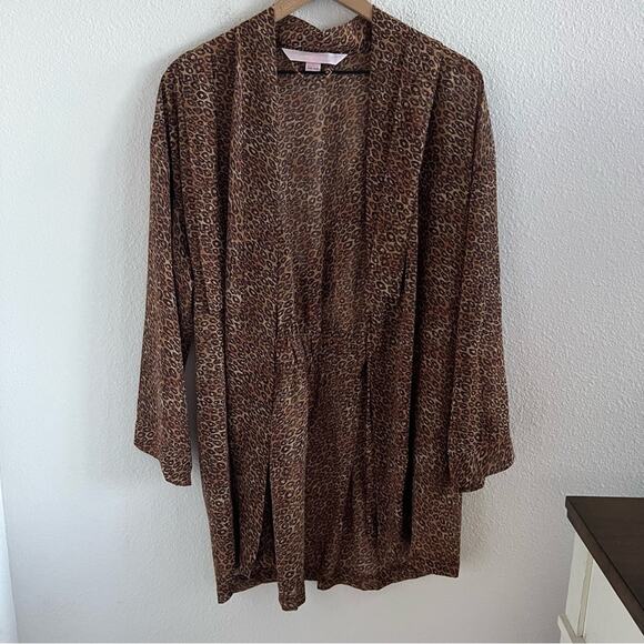 Victoria’s Secret Vintage Leopard Robe Animal Print OS - Picture 1 of 7